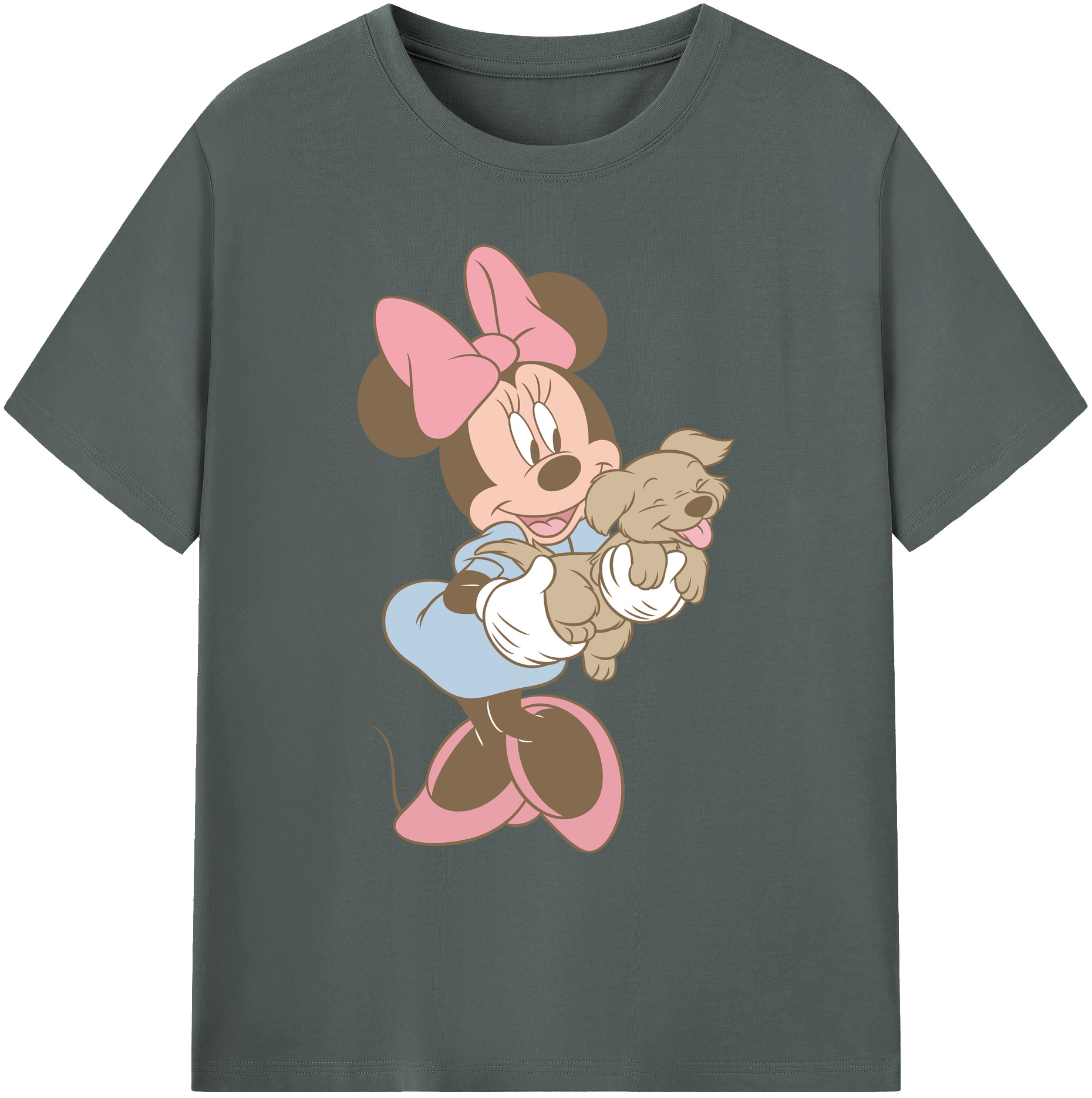 ミッキーマウス Mickey Mouse 綿100％ メンズ半袖Tシャツ｜肌触りやわらか＆通気性